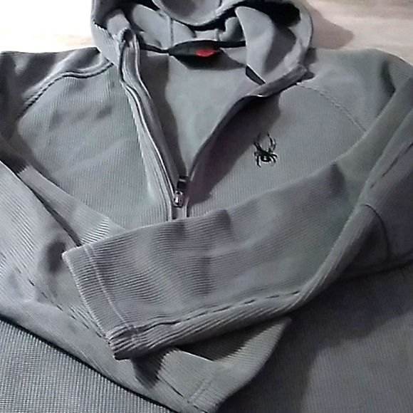 Men's Spyder Grey sweater - Picture 3 of 3